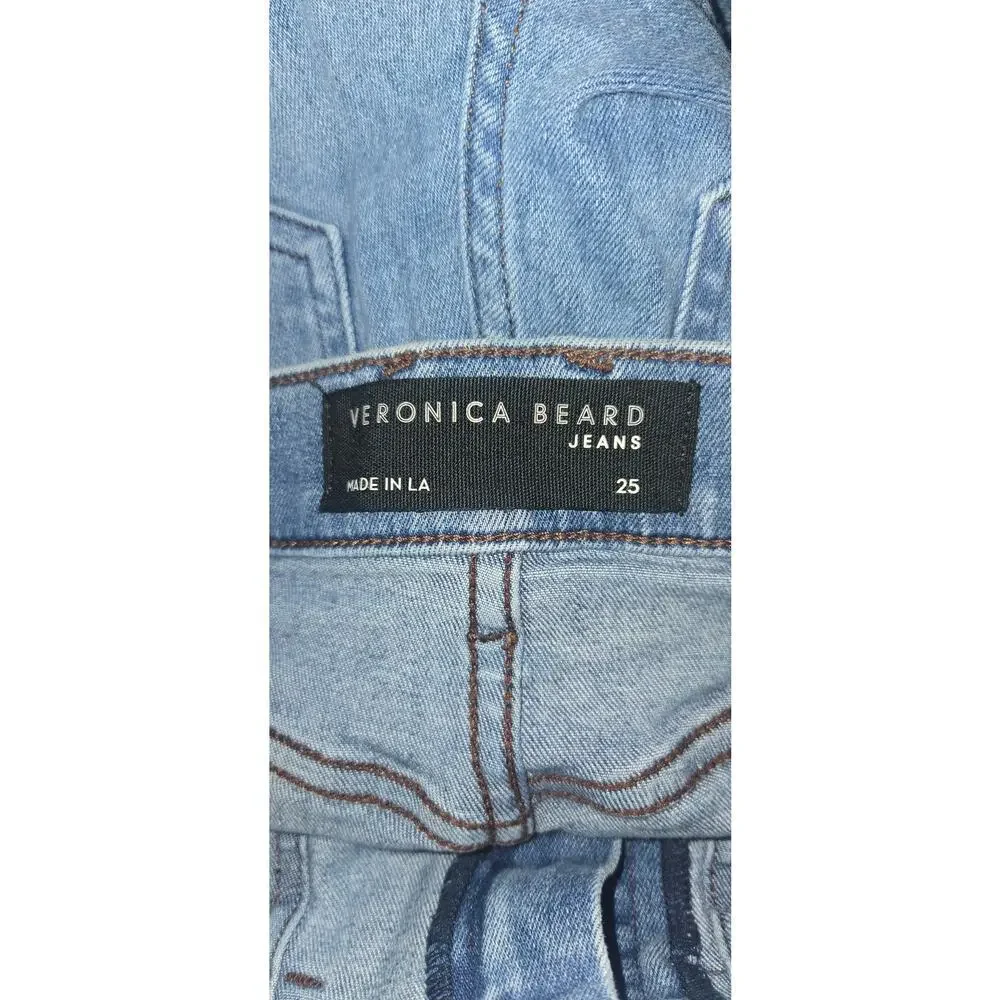 Veronica Beard Crosbie Wide Leg High Rise Ladies Jeans Size 25